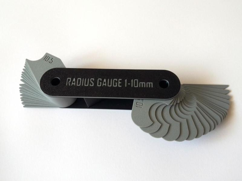 Radius Gauge 1-10mm and 11-20mm, 0.5mm increments
