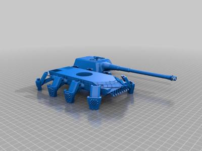 prototype super heavy spider tank