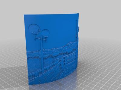 Haffkrug alte Seebrücke 2 (Lithophane)