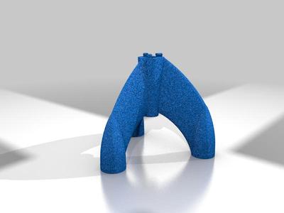 Tintin Moon Rocket Puzzle - Wedge shaped pod