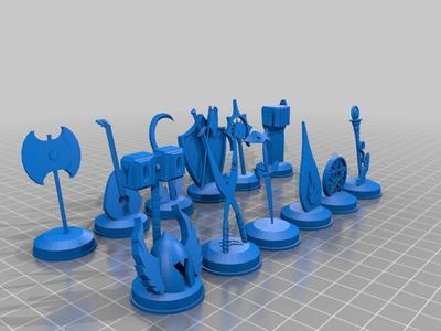 Dungeons and dragons miniatures