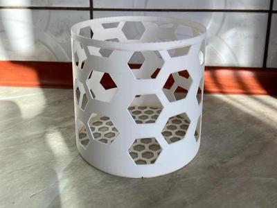 Hexagonal Cutlery Holder Shorter