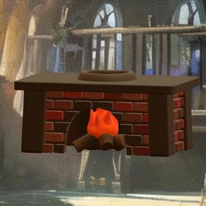 Brick oven + log fire
