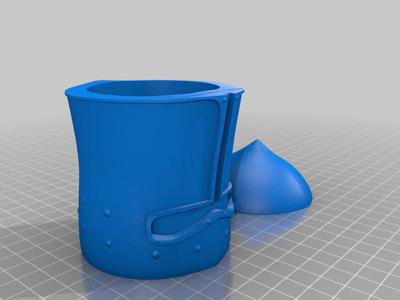 angry barbut dice cup