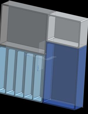 Silverware drawer insert