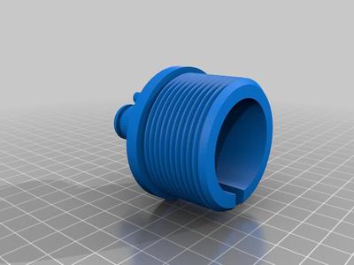 Hose adaptor for deck fill on the newer Jeanneau 4X0 boats