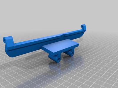 Bracket to mount Roland VT-4 on Roland FA-06, FA-07, FA-08