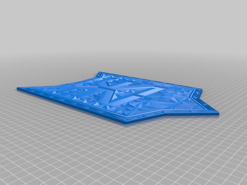 Embossing plates for leather dog armor