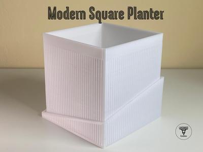 Modern Square Planter