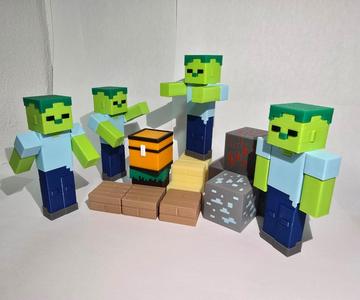 Minecraft Zombie Figure Toy