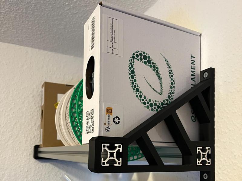 Aluprofil 30x30 Filamenthalter / Wallholder 30x30