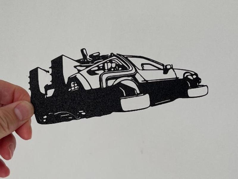 Wall Art Cars - Delorean 