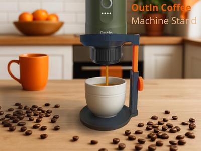 Adjustable stand for OutIn coffee machine