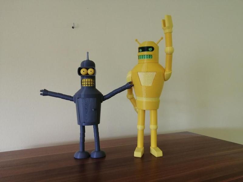 Calculon Futurama, movable body parts