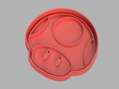 mario mushroom cookie cutter