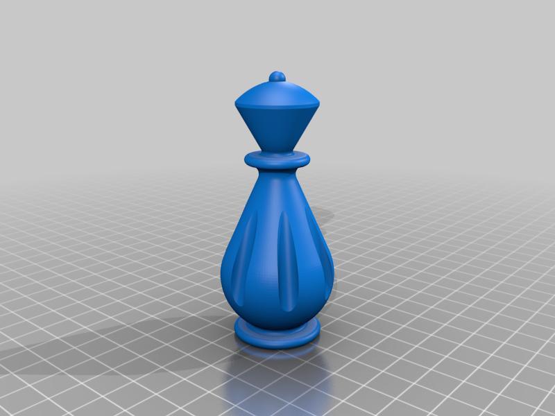 #50 Queen Chess | Fusion 360 | Pistacchio Graphic