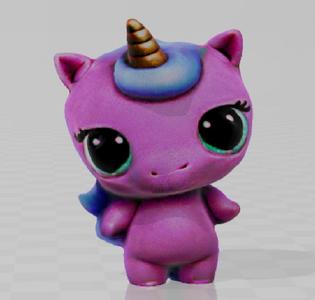 unicorndoll figure 3d