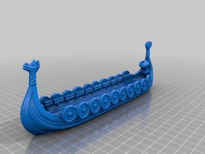 Barco de incienso vikingo fijo