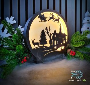 Santa Clause LED Lamp