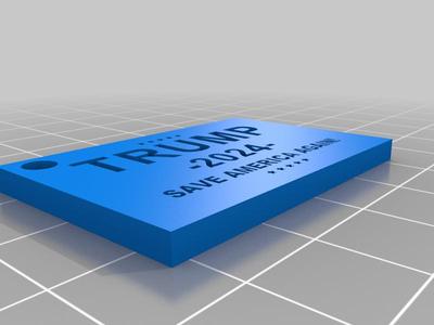 Trump 2024 Keychain