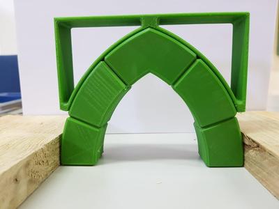 Juago de dovelas de arco apuntado