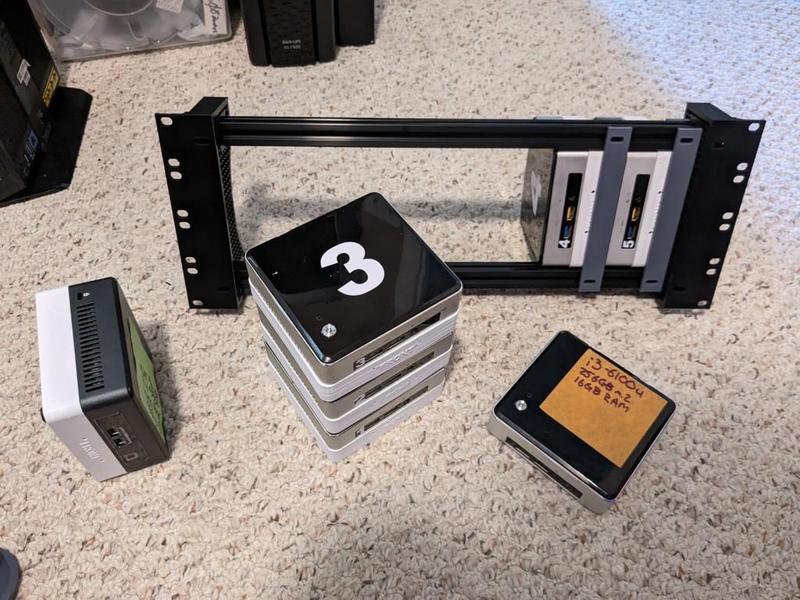 Intel NUC Rack Modified Blades 5th/6th/7th Gen