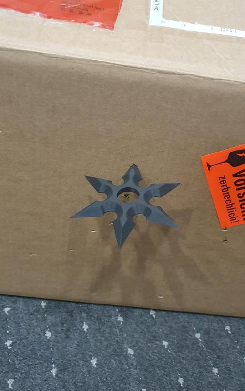 Shuriken Ninja Star Kunai Box Opener