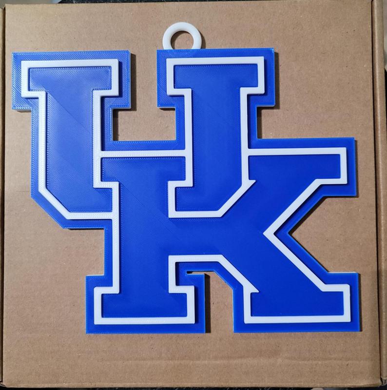 University of Kentucky 3d logo 180mm series