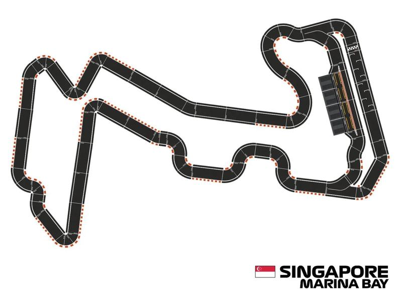 Racing Circuits - building kit - Singapore Grand Prix   