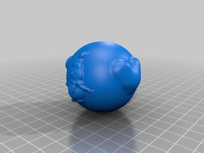 An Original Christmas Snowman Decor Ball