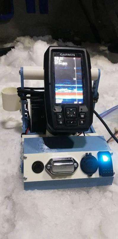 Ice Fishing Shuttle for Garmin and Humminbird