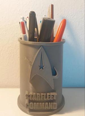 Star trek pen holder