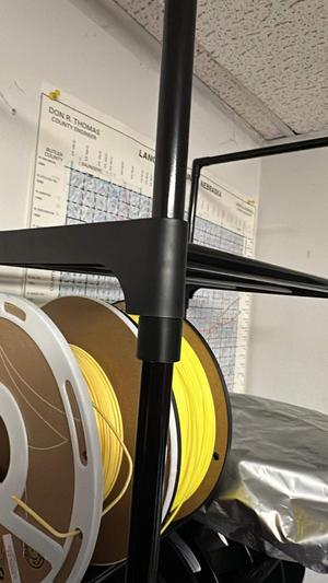 Shoe rack/filament shelf additional height extension
