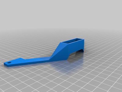 Ender 3 pro brass nozzle brush mount for auto wipe