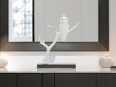 Owl Sculpture