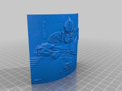 501st Poster Lithophane
