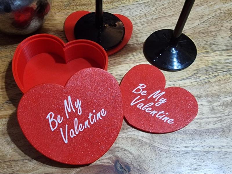Valentine's Day Gift Box & Coaster Set