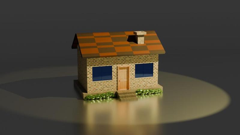 House for decoration. Just normal