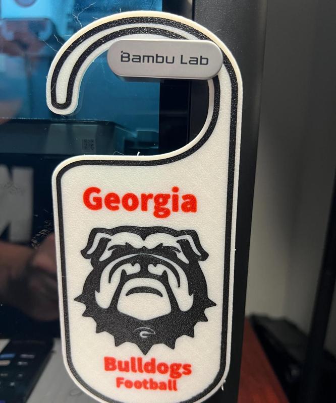 Georgia Bulldogs Football Door hanger