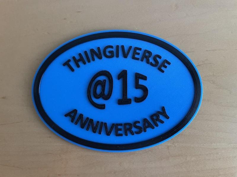 Thingiverse Anniversary - 15 years