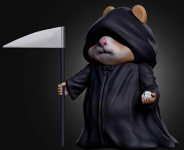 HAMSTER GRIM REAPER HALLOWEEN