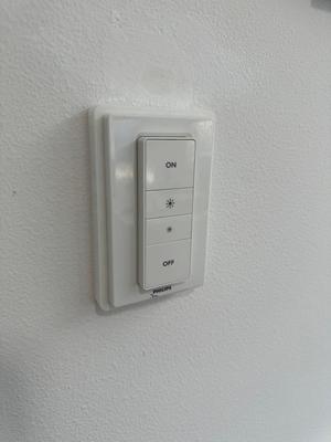 Philips Hue Dimmer Switch Plate Adapter for US 4.5"x2.75" Switches - Remix