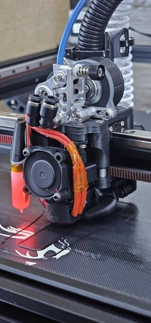 Dragonfly BMS Adapterplate, BLTouch support and fan shroud for VZBot printed printhead