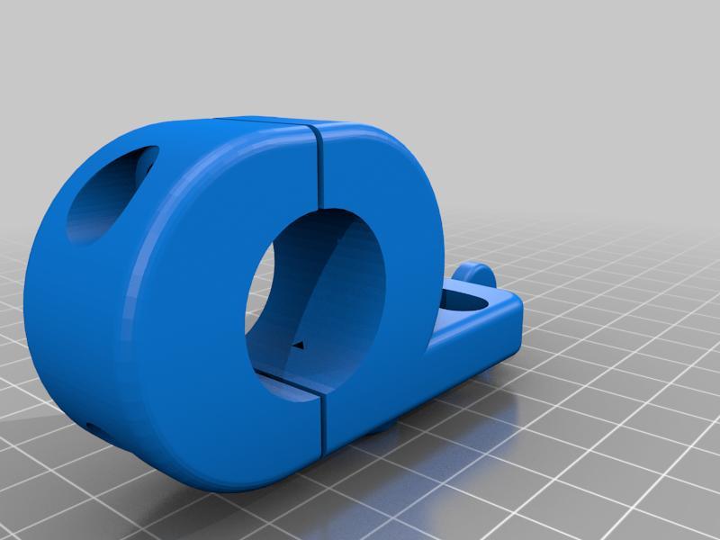 Halter für Mototrrad Zusatzscheinwerfer an 22mm Rohr