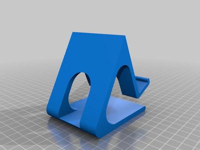 Remixed phone stand with longer arms to fit cases