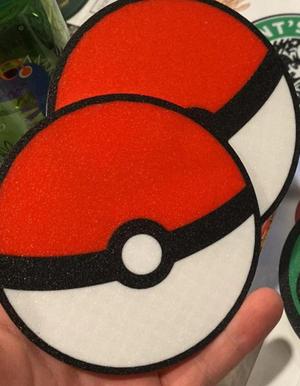 Pokeball coaster