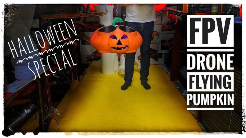 FLYING PUMPKIN Halloween FPV DRONE 