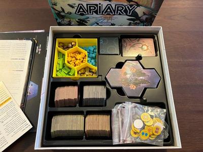 Apiary boardgame token tray