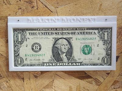 Dollar Bill Frame