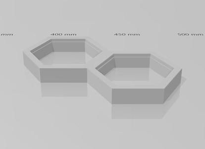 Hextile, plain, dual